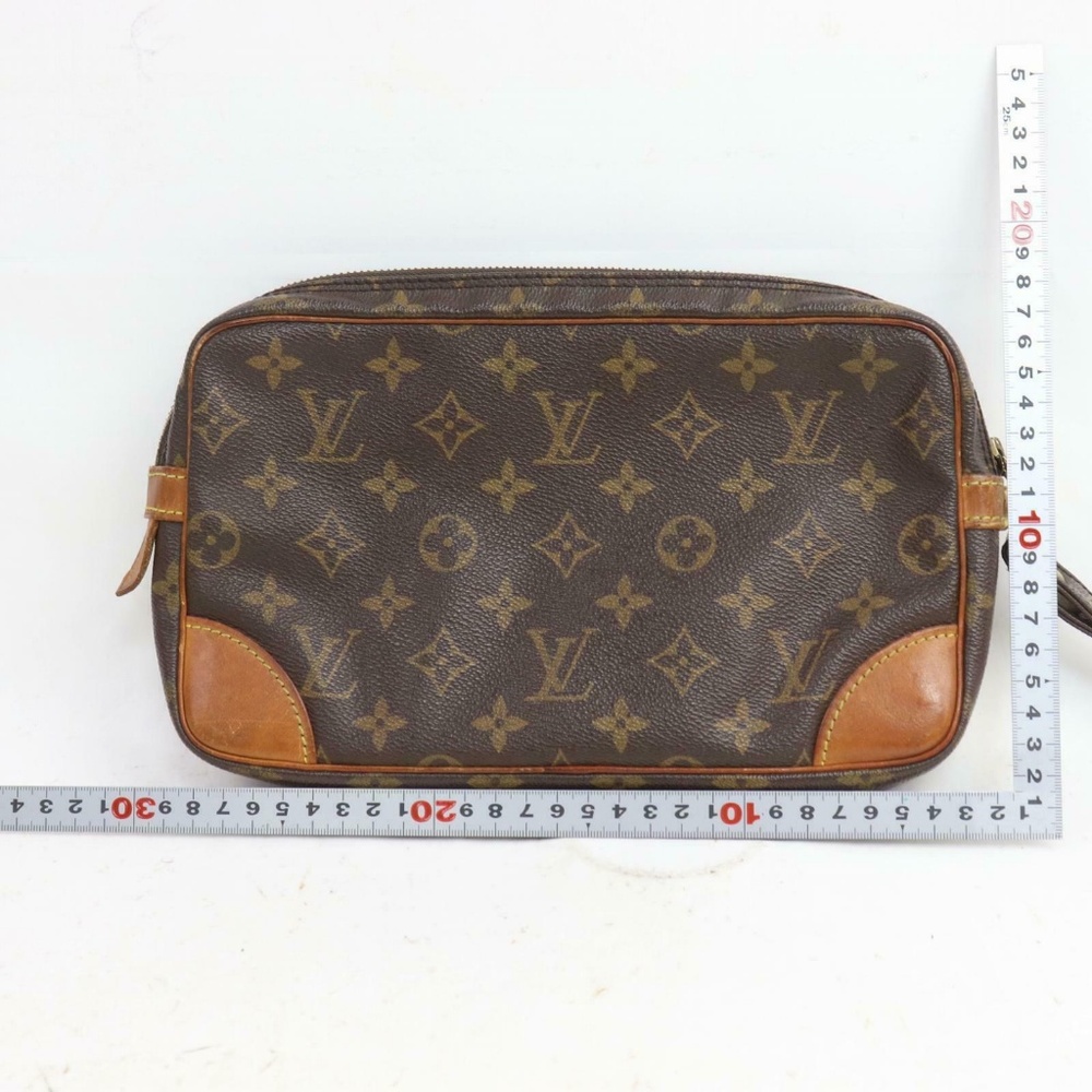 Authentic Louis Vuitton Clutch Marly Dragonne GM - Picture 3 of 8